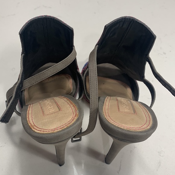 Topshop Raquel Embroidered Sandal Heels - Picture 6 of 7